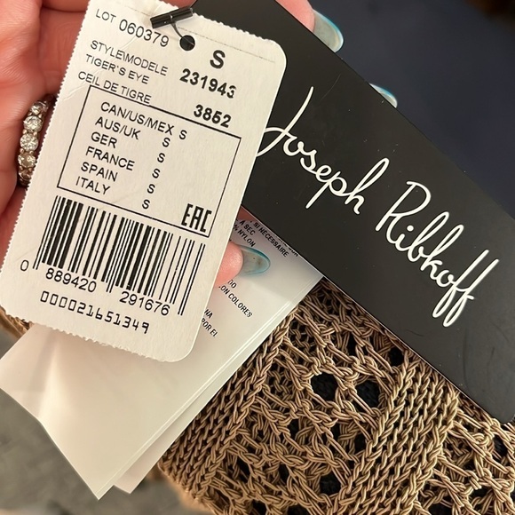Joseph Ribkoff Tiger’s Eye Knit Top & Cami NWT Perforated Design Size Small - Picture 9 of 12